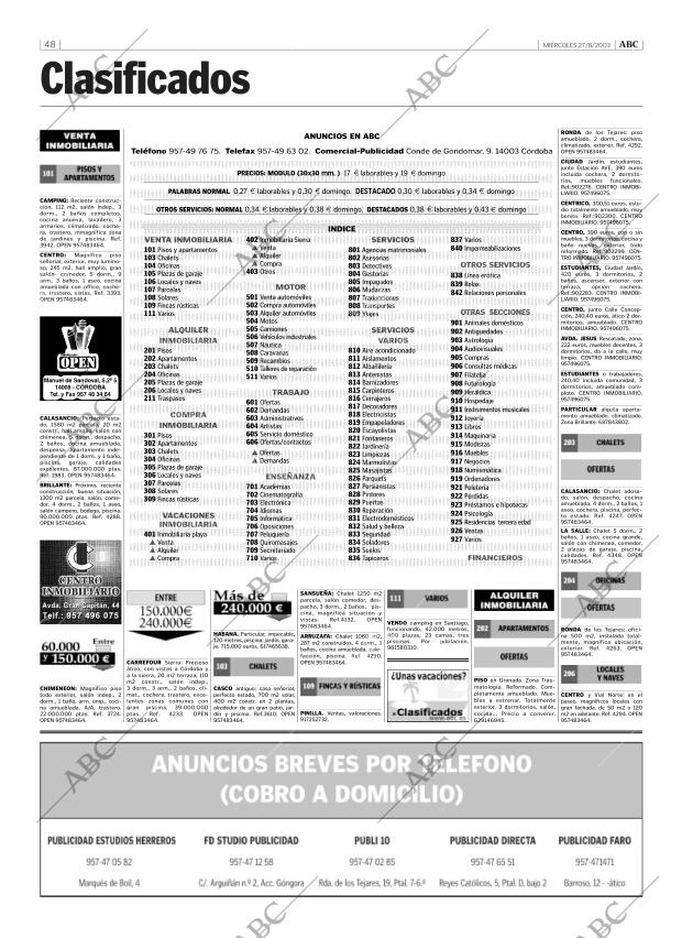 ABC CORDOBA 27-08-2003 página 48