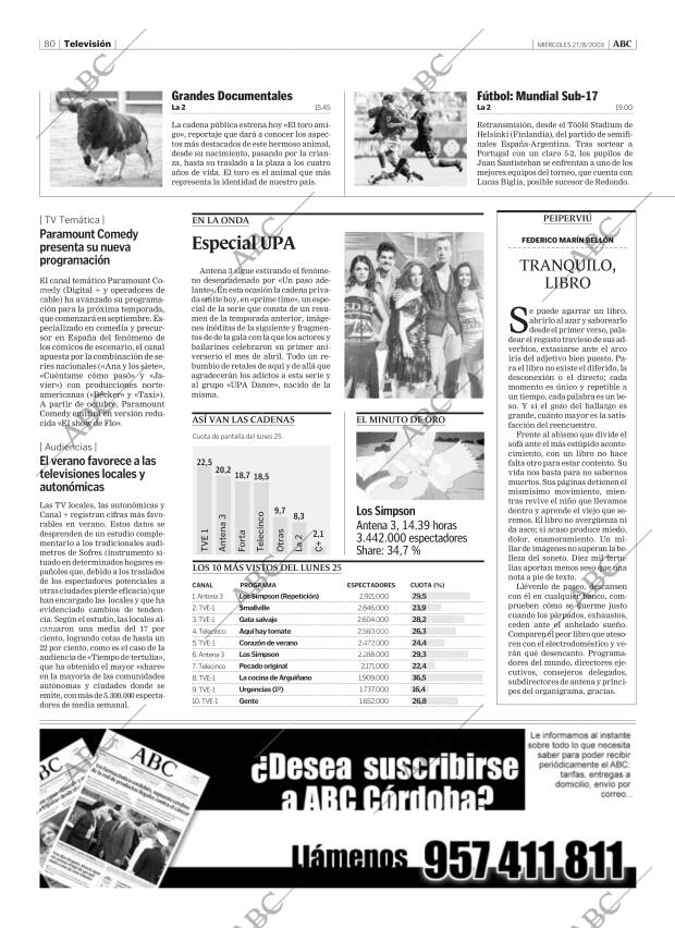 ABC CORDOBA 27-08-2003 página 80