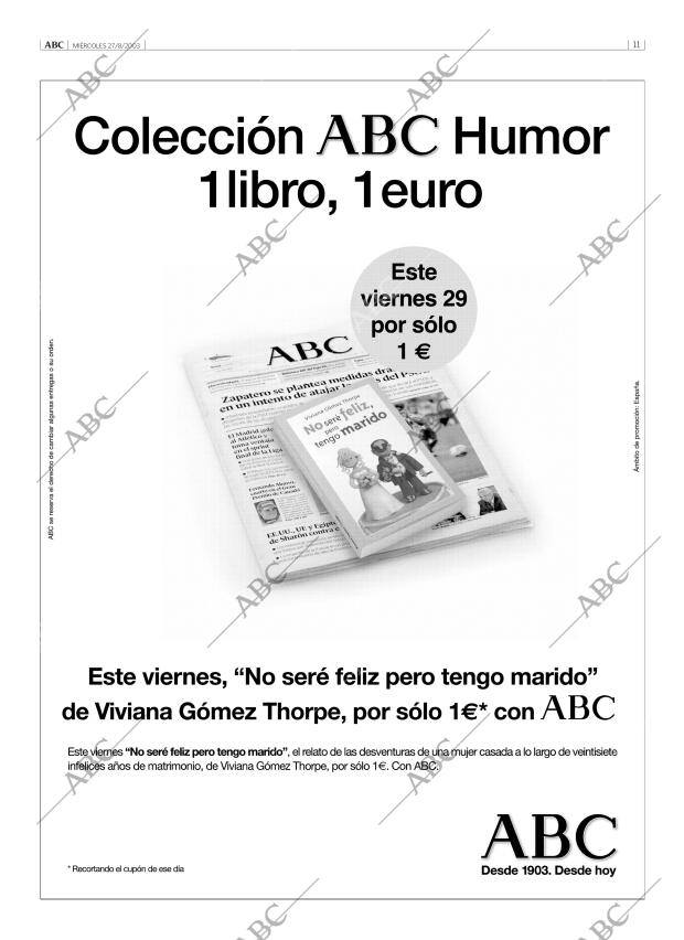 ABC MADRID 27-08-2003 página 11
