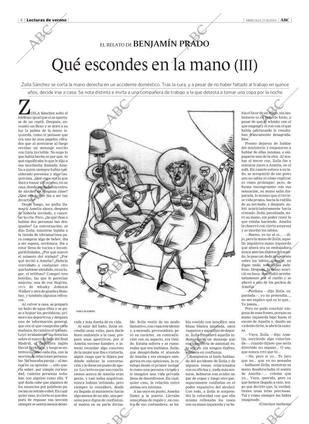 ABC MADRID 27-08-2003 página 4