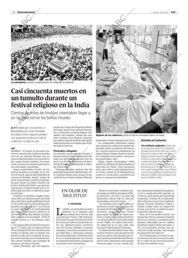 ABC MADRID 28-08-2003 página 24
