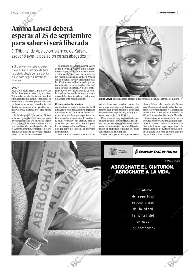 ABC MADRID 28-08-2003 página 27