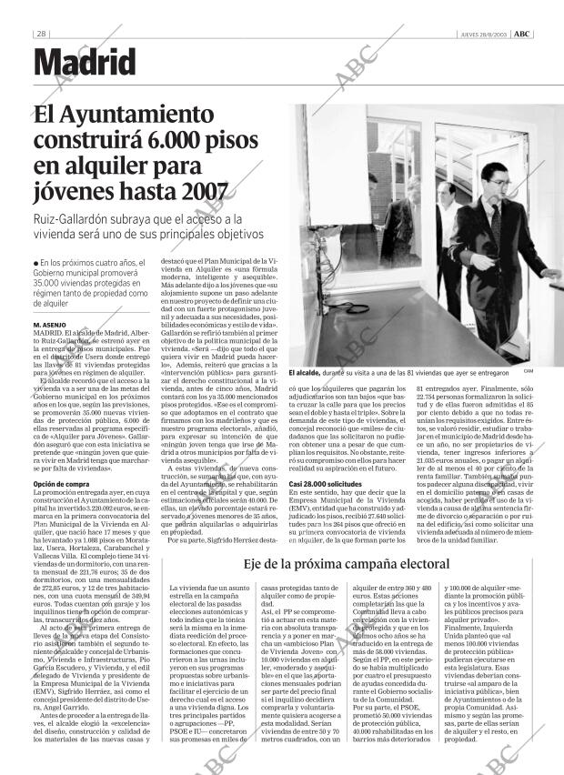 ABC MADRID 28-08-2003 página 28