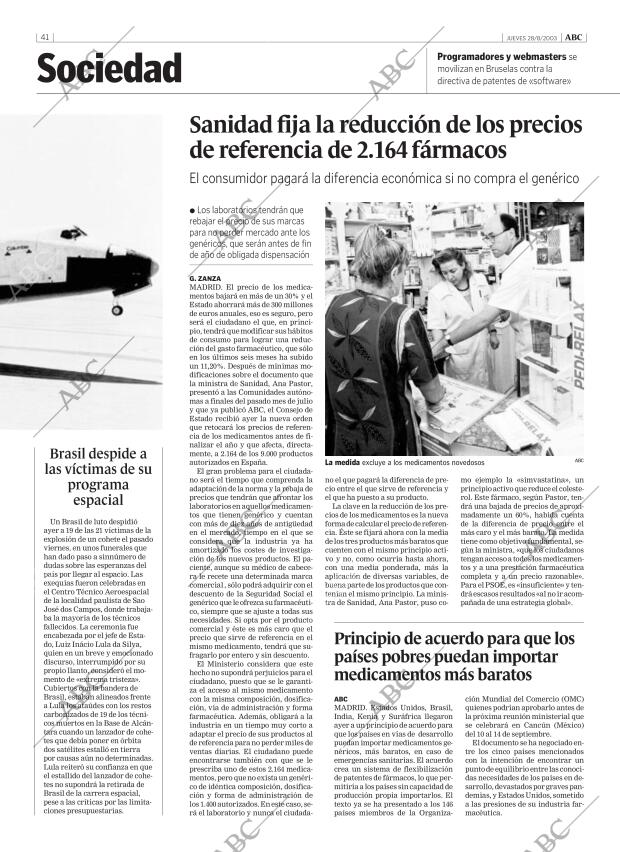 ABC MADRID 28-08-2003 página 41