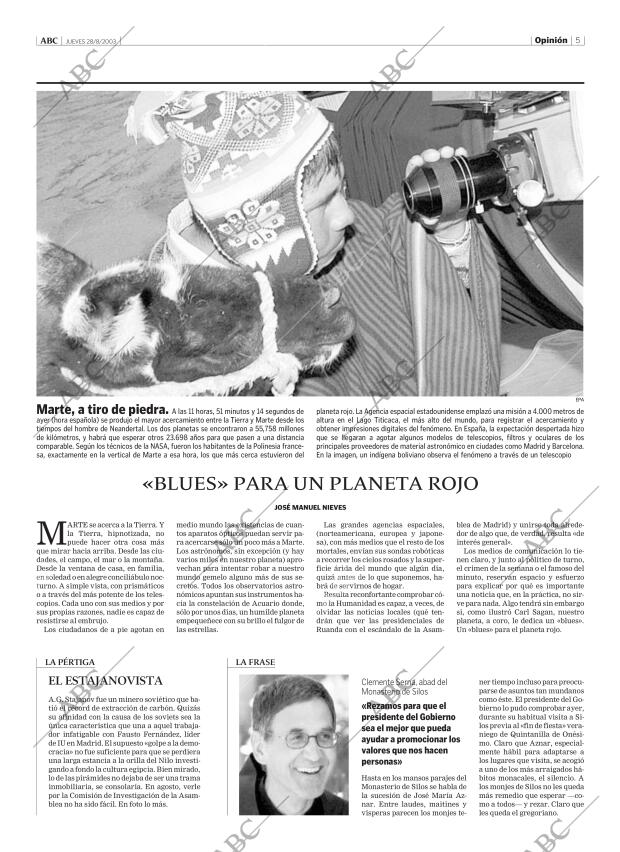 ABC MADRID 28-08-2003 página 5