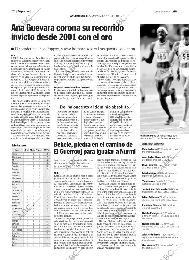ABC MADRID 28-08-2003 página 78