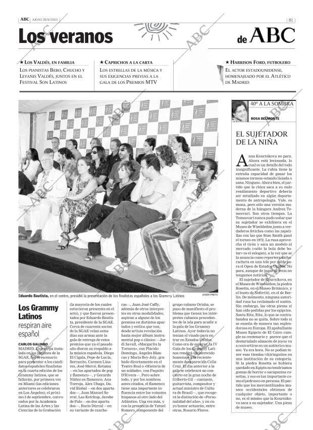 ABC MADRID 28-08-2003 página 81