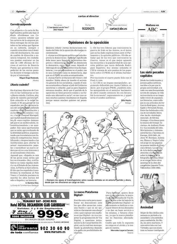 ABC MADRID 29-08-2003 página 10