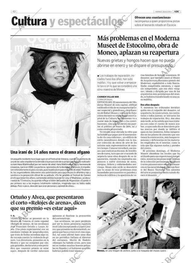ABC MADRID 29-08-2003 página 43