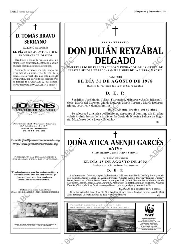 ABC MADRID 29-08-2003 página 55