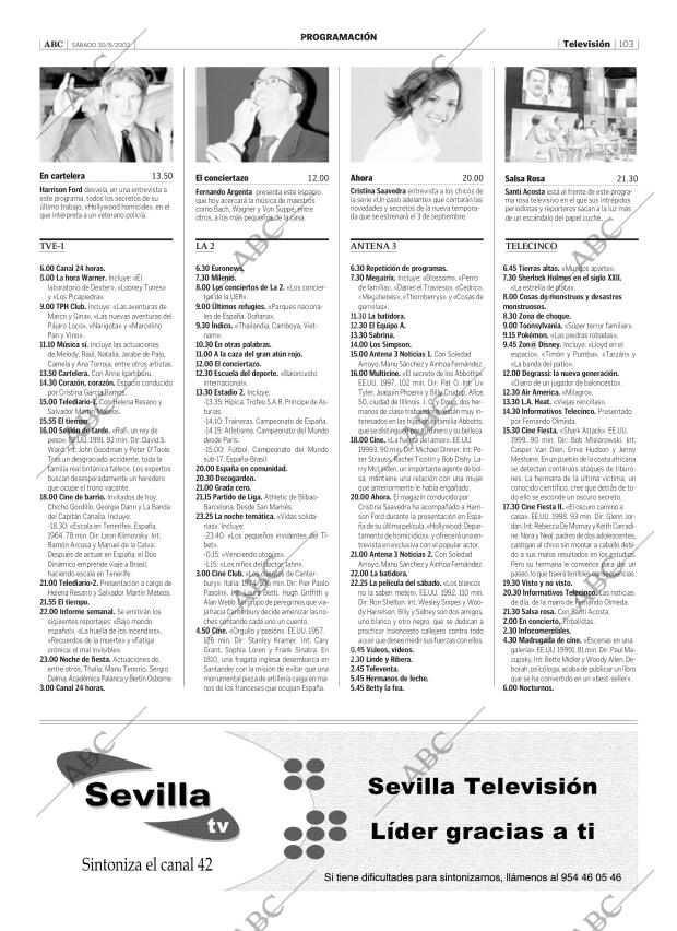 ABC SEVILLA 30-08-2003 página 103