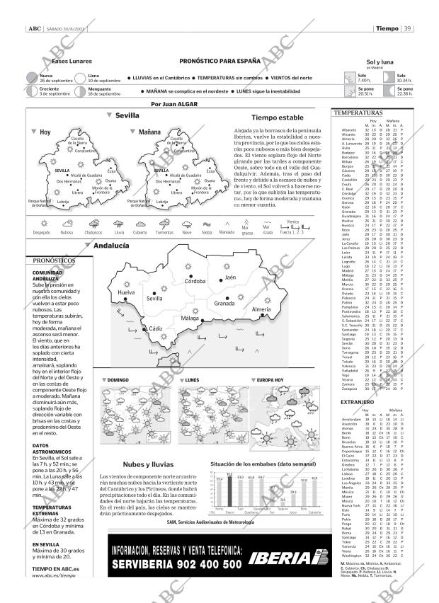 ABC SEVILLA 30-08-2003 página 39