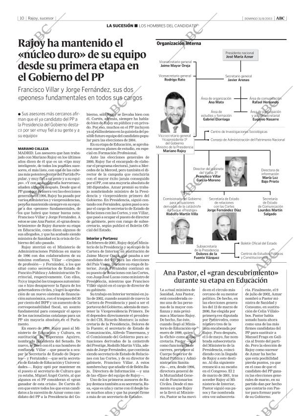 ABC MADRID 31-08-2003 página 10