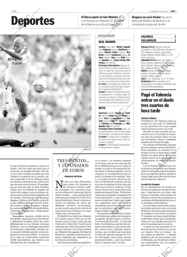 ABC MADRID 31-08-2003 página 103