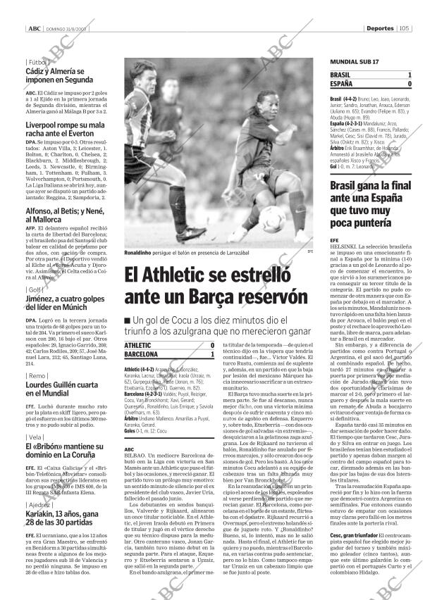 ABC MADRID 31-08-2003 página 105