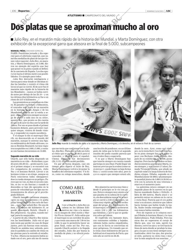 ABC MADRID 31-08-2003 página 106