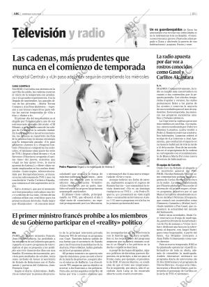 ABC MADRID 31-08-2003 página 115