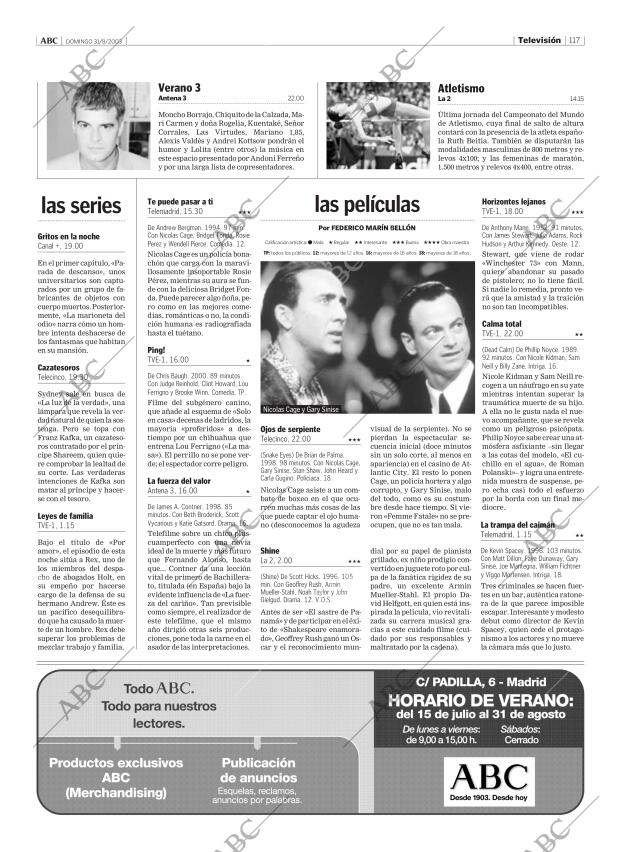 ABC MADRID 31-08-2003 página 117