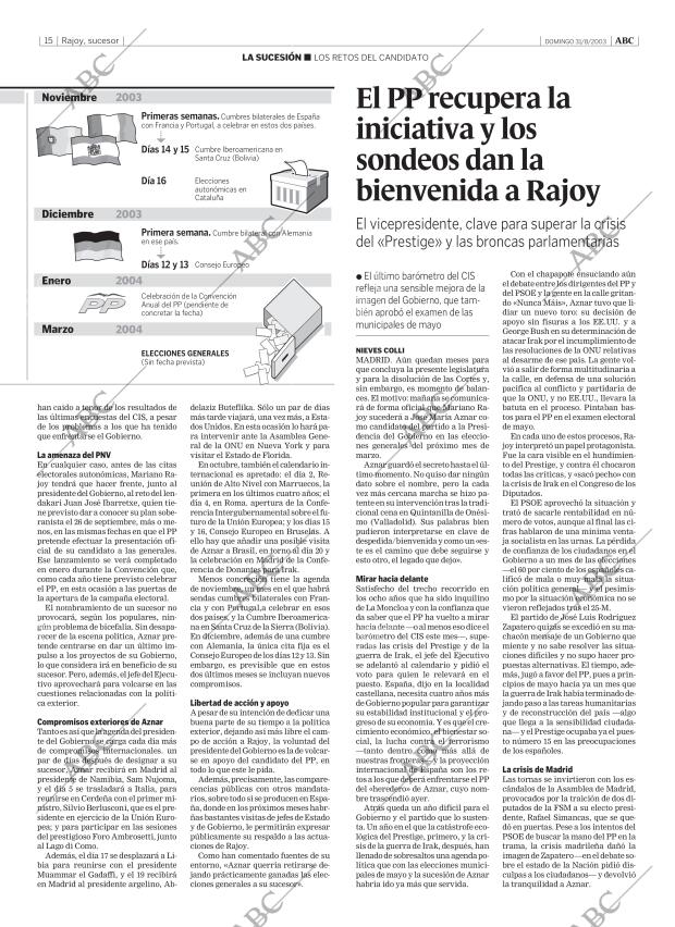 ABC MADRID 31-08-2003 página 15