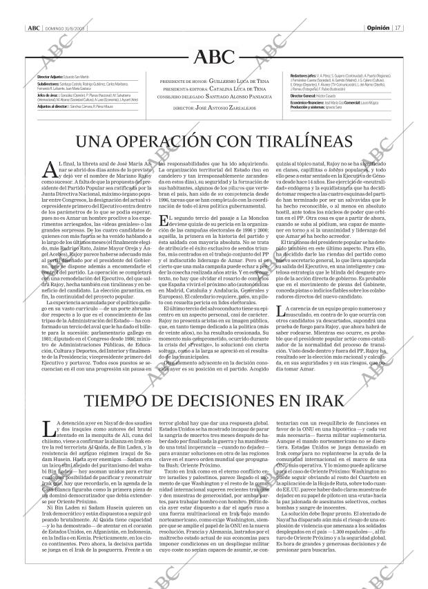 ABC MADRID 31-08-2003 página 17