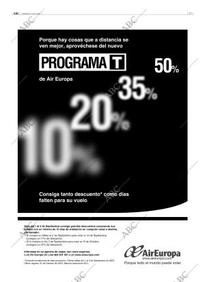 ABC MADRID 31-08-2003 página 27
