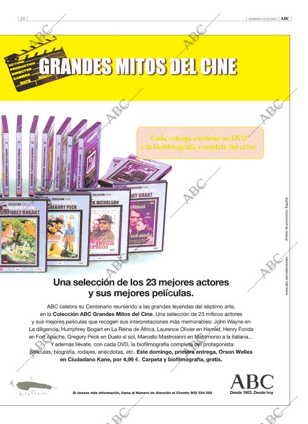 ABC MADRID 31-08-2003 página 33