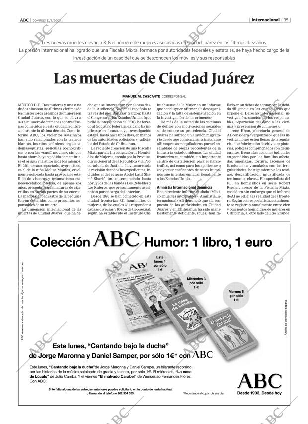 ABC MADRID 31-08-2003 página 35