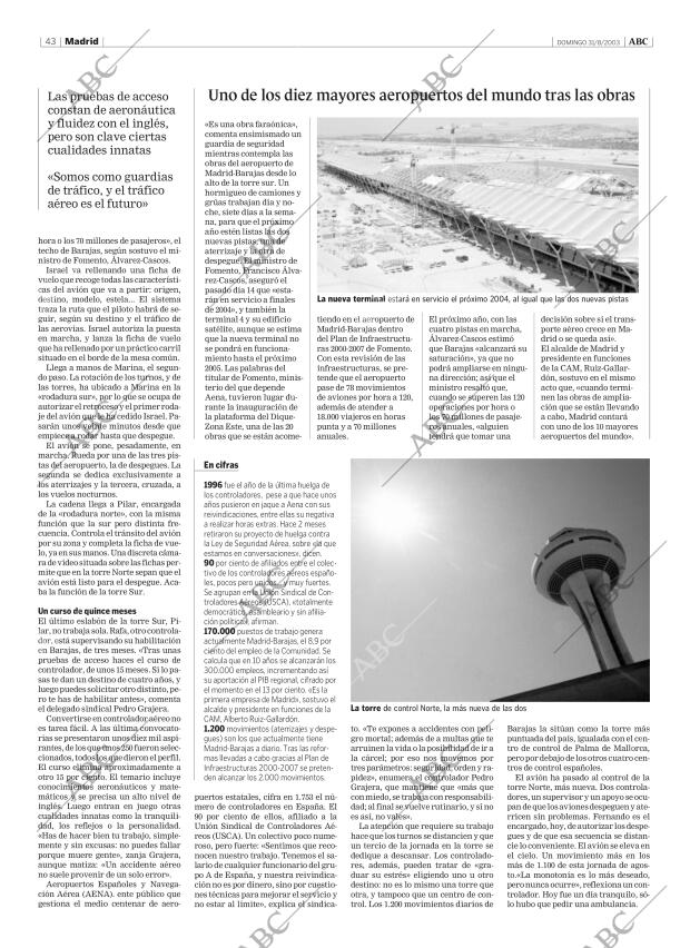 ABC MADRID 31-08-2003 página 43