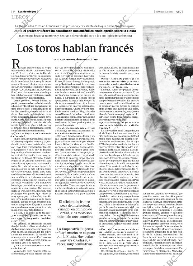 ABC MADRID 31-08-2003 página 54