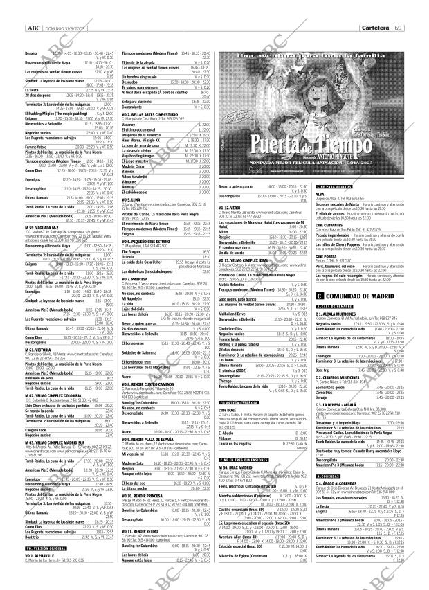 ABC MADRID 31-08-2003 página 69