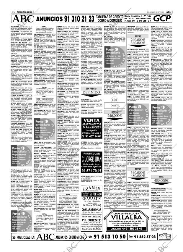 ABC MADRID 31-08-2003 página 86