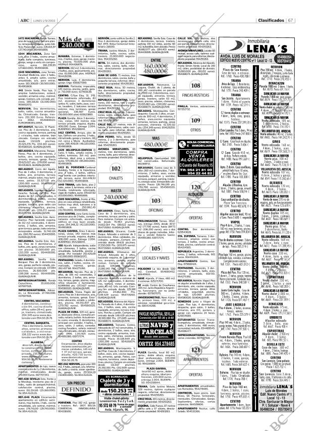 ABC SEVILLA 01-09-2003 página 67