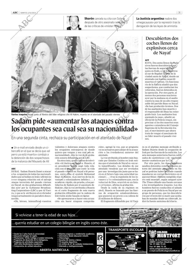 ABC CORDOBA 02-09-2003 página 31