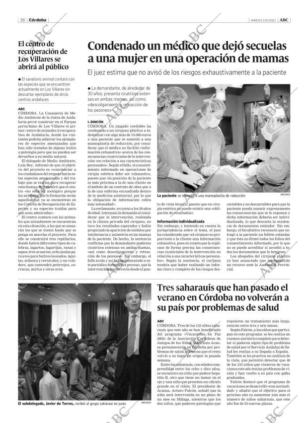 ABC CORDOBA 02-09-2003 página 38