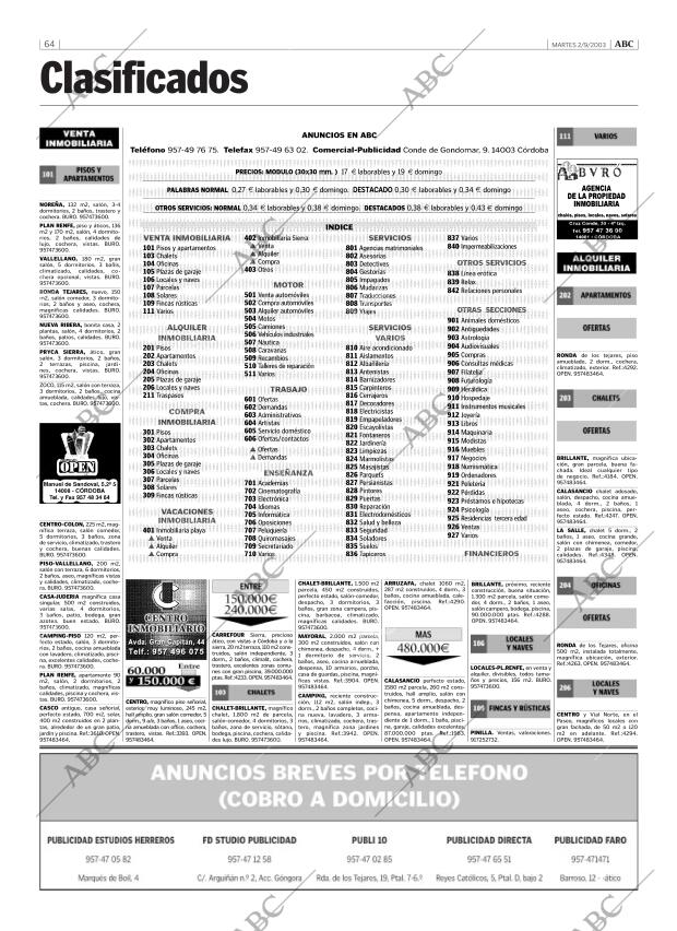 ABC CORDOBA 02-09-2003 página 64