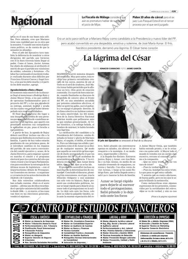 ABC MADRID 03-09-2003 página 13