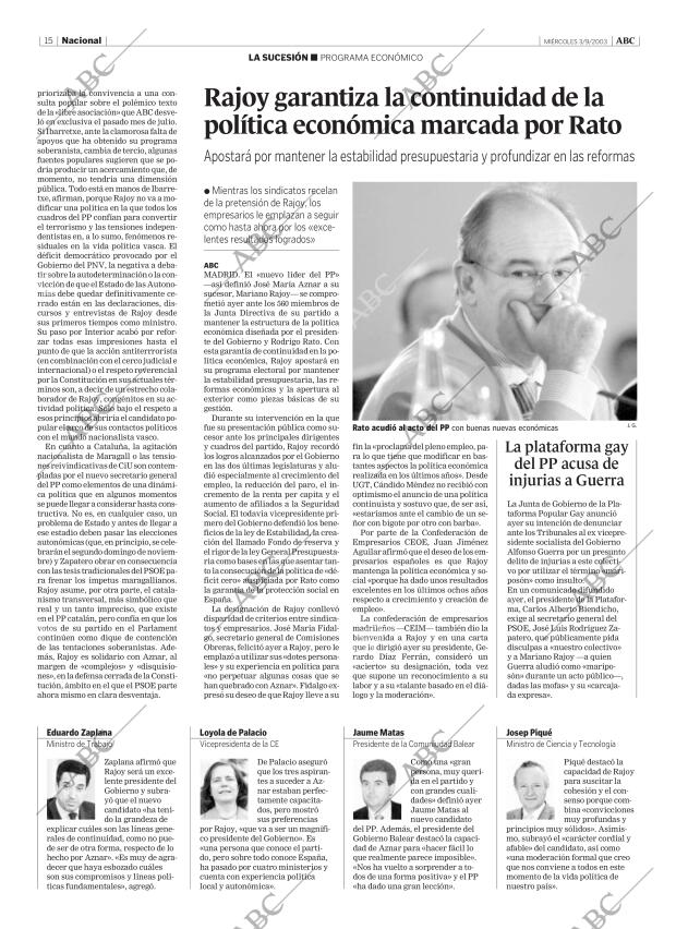 ABC MADRID 03-09-2003 página 15