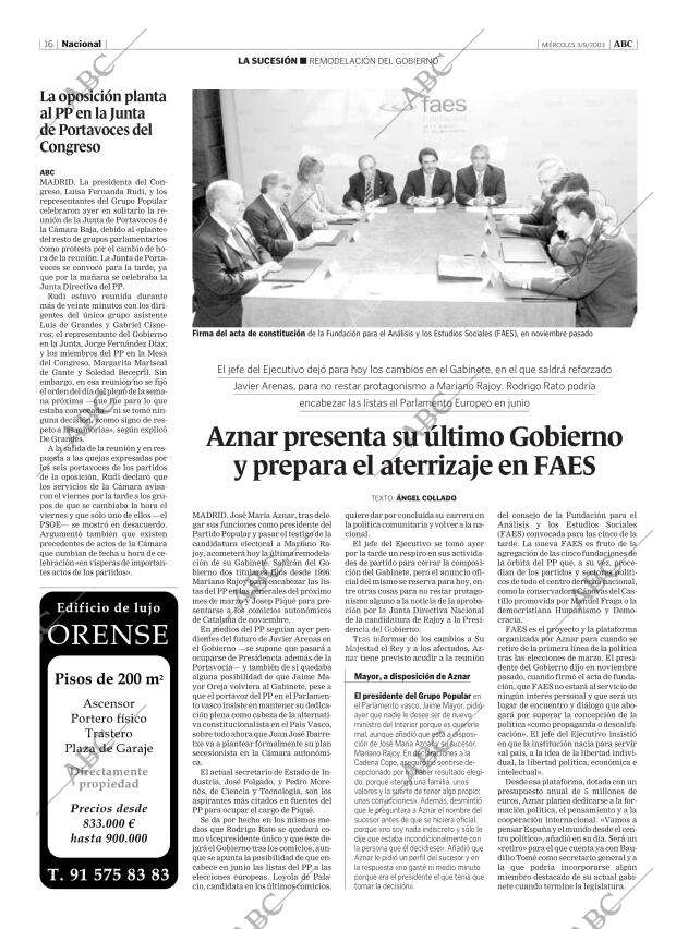 ABC MADRID 03-09-2003 página 16