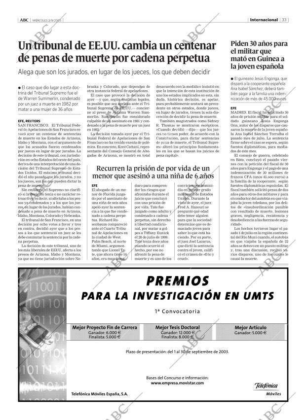 ABC MADRID 03-09-2003 página 33
