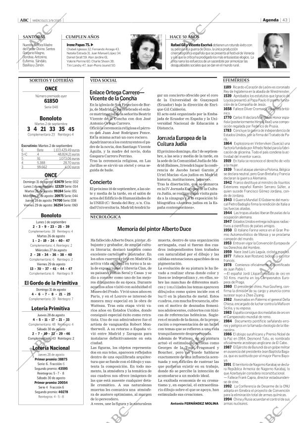 ABC MADRID 03-09-2003 página 43