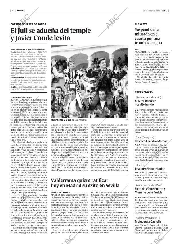 ABC MADRID 07-09-2003 página 72