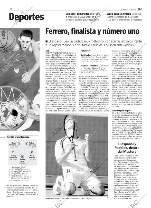 ABC MADRID 07-09-2003 página 93