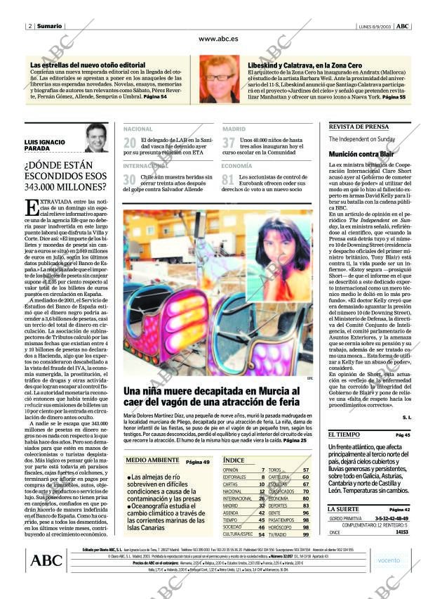 ABC MADRID 08-09-2003 página 2
