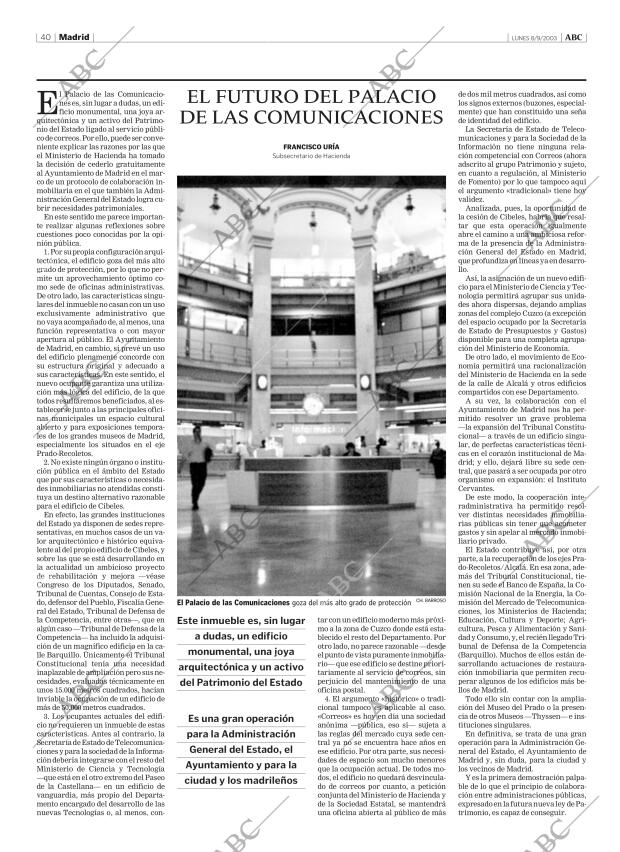 ABC MADRID 08-09-2003 página 40