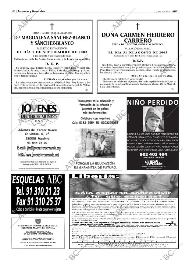 ABC MADRID 08-09-2003 página 68