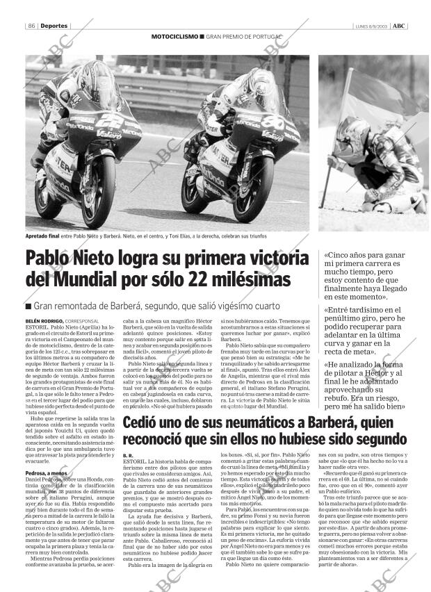 ABC MADRID 08-09-2003 página 86