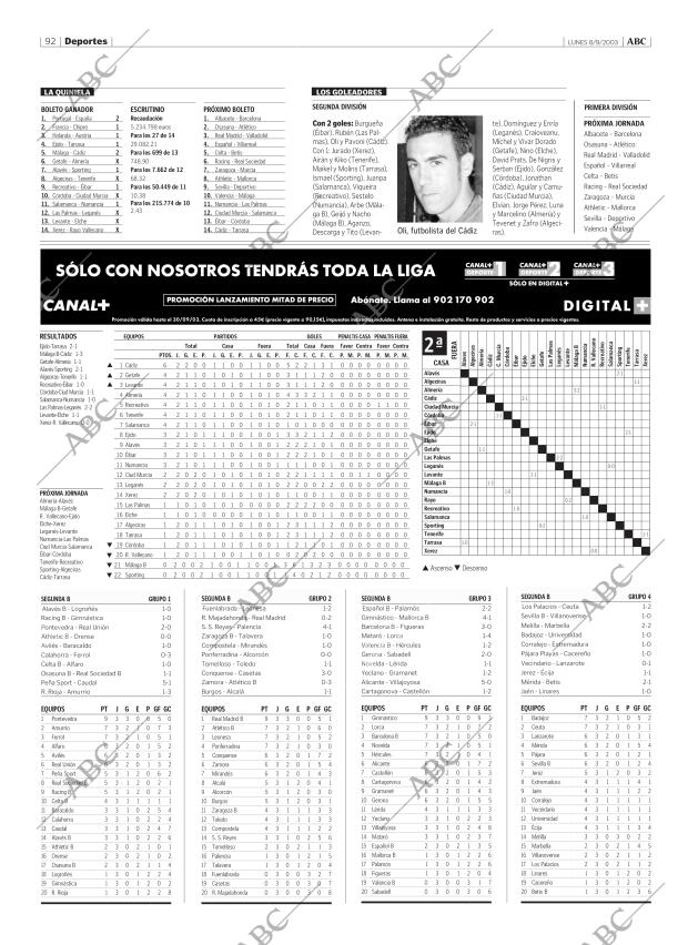 ABC MADRID 08-09-2003 página 92