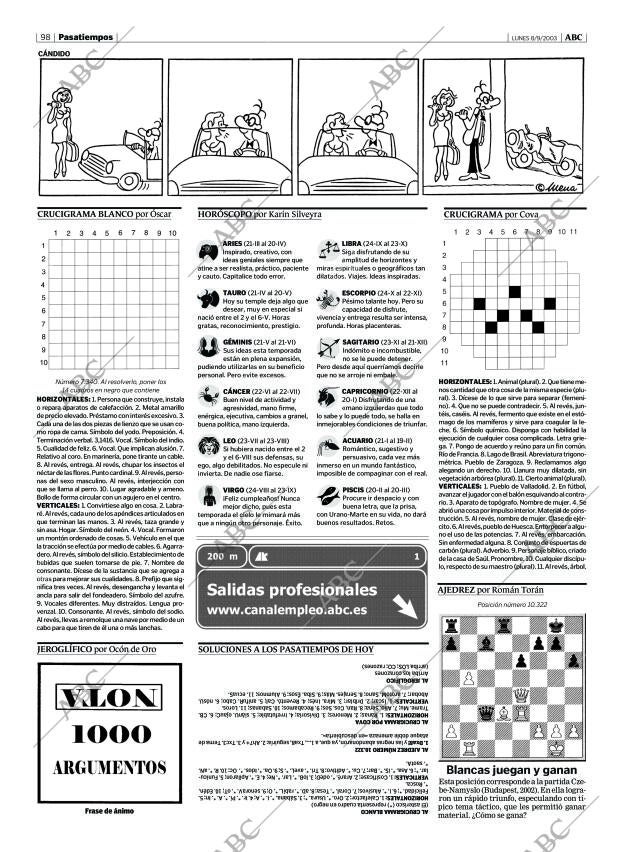 ABC MADRID 08-09-2003 página 98