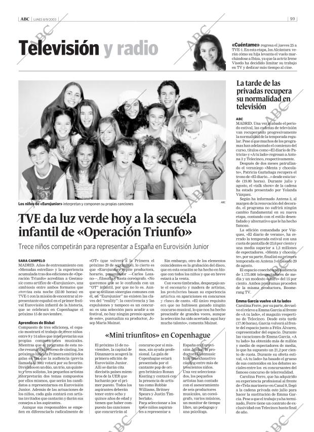 ABC MADRID 08-09-2003 página 99