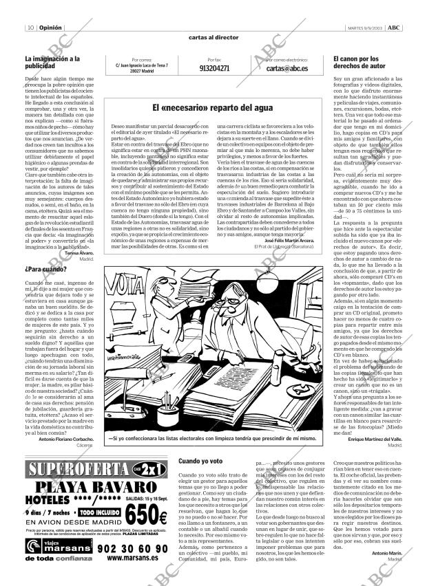 ABC MADRID 09-09-2003 página 10